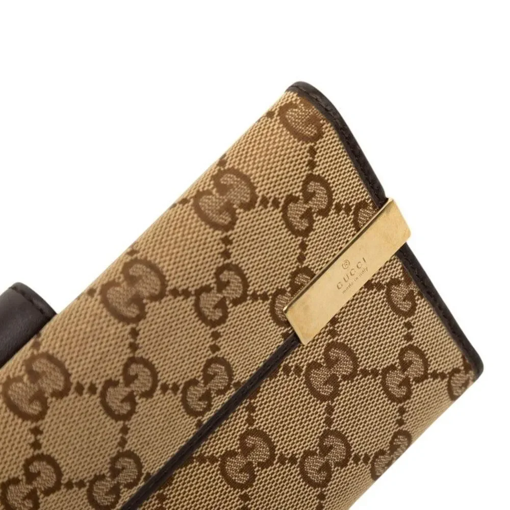Gucci GG Canvas Long Wallet 257012